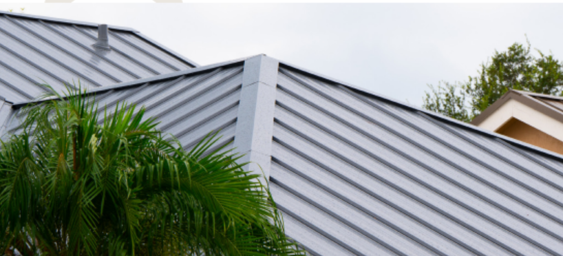 Sleek Galvalume metal roof installed